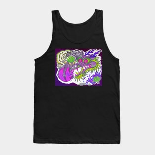 Neon Dragon With 4 Elements Variant 11 Tank Top